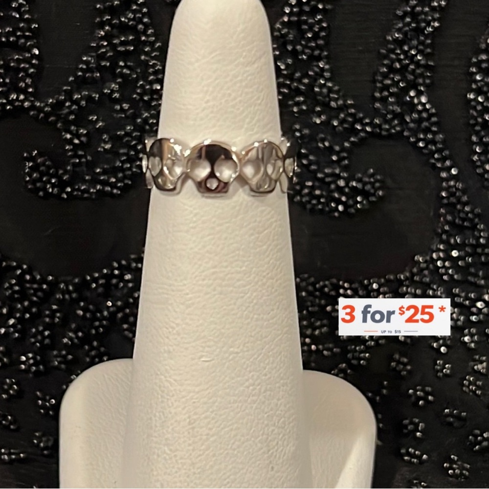 Skull cutout band size 6 any3 for$25